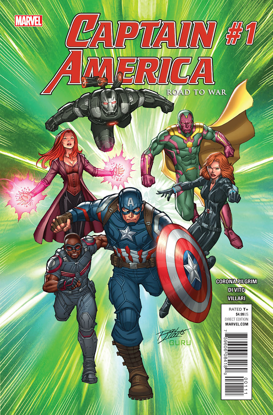 Captain America Road To War #1