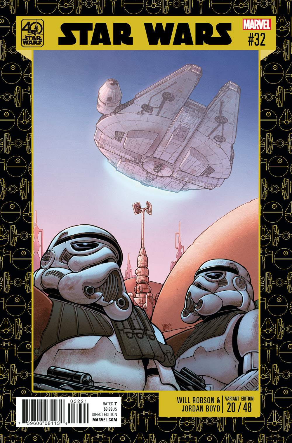 Star Wars #32 Bartel Star Wars 40Th Anniversary - *Variant*