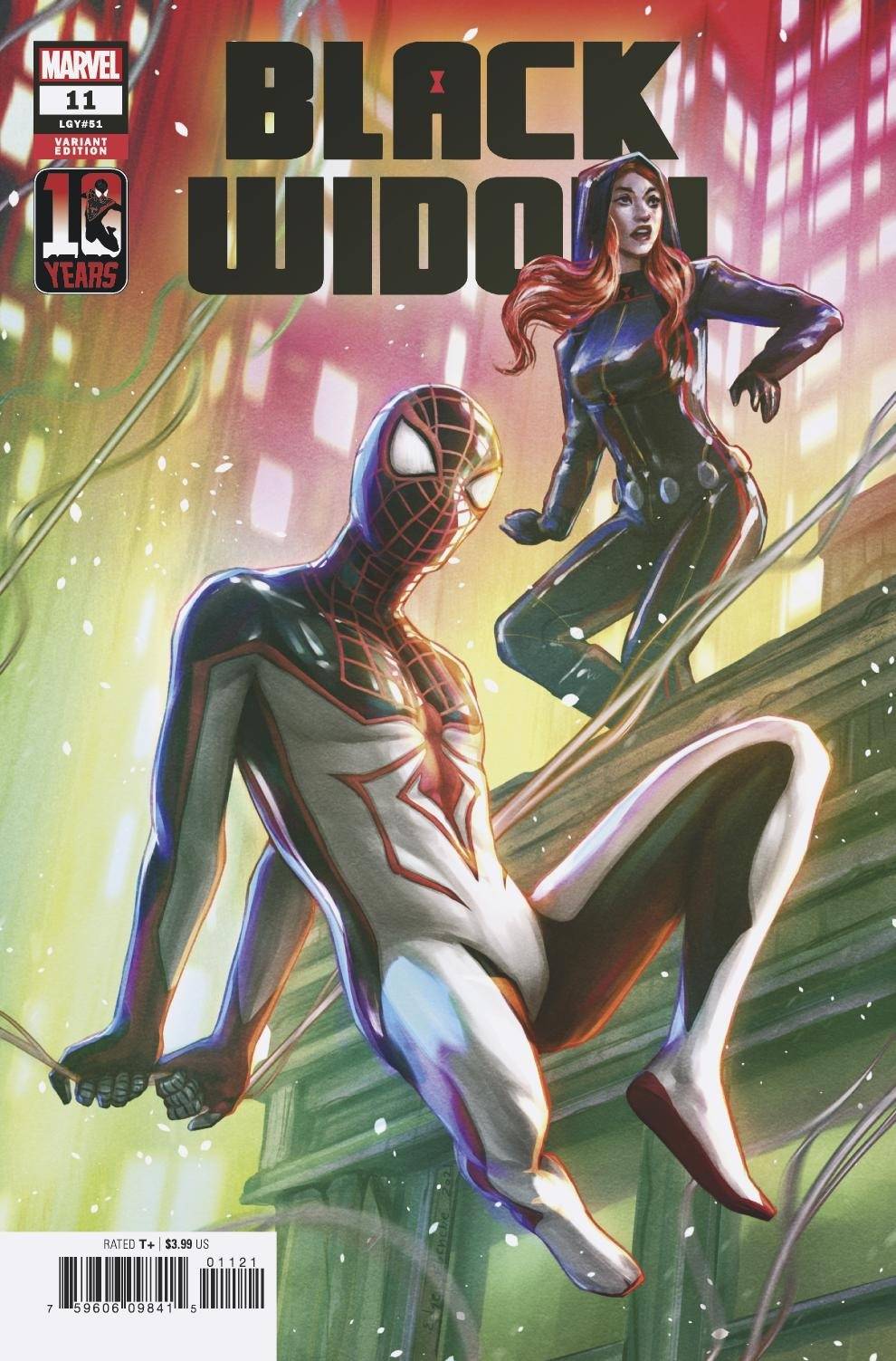 Black Widow #11 Edge Miles Morales 10Th Anniv - *Variant*