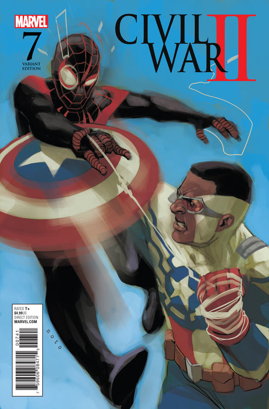 Civil War Ii #7  Noto Miles Vs Sam  - *Variant*