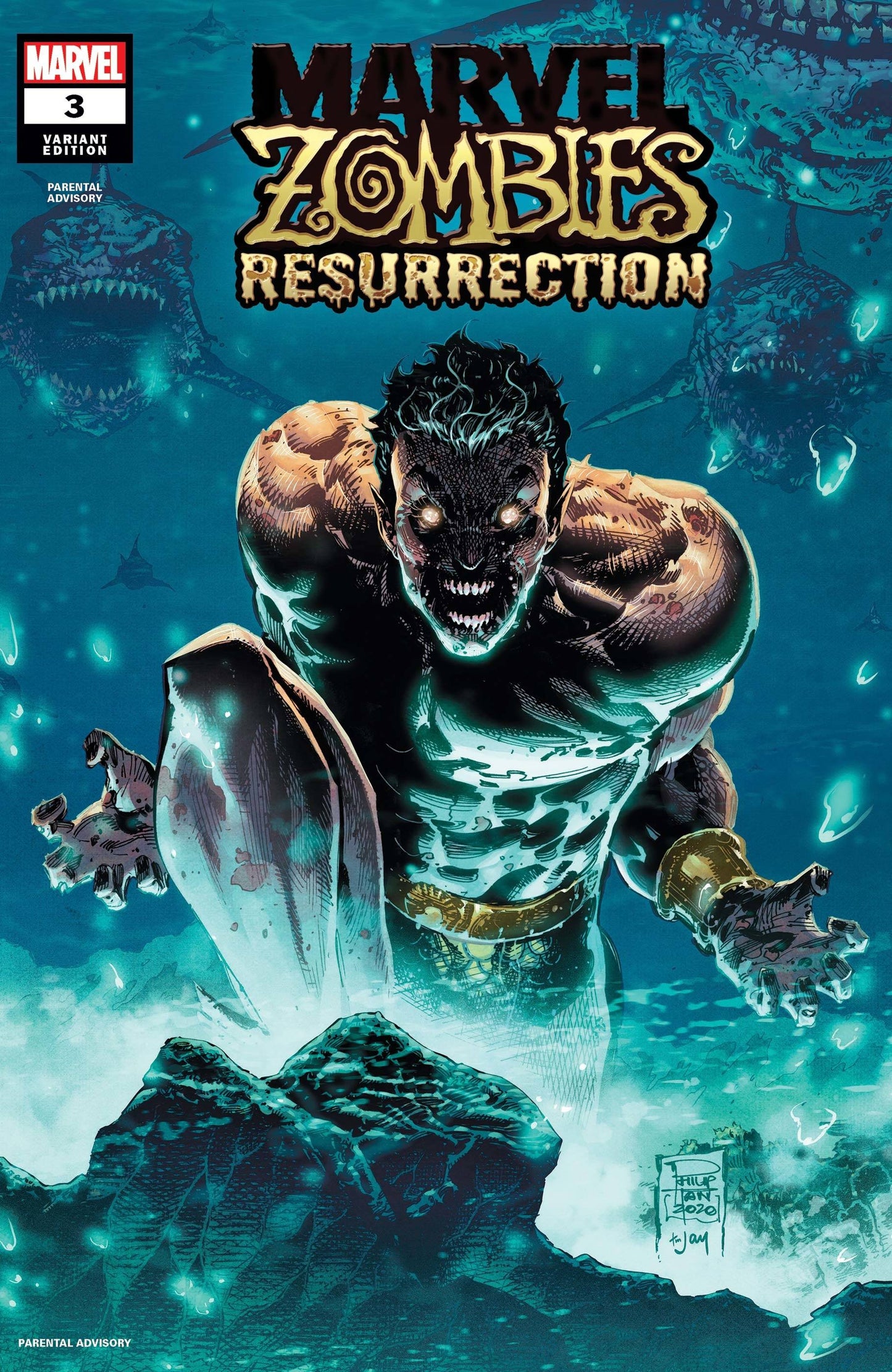 Marvel Zombies Resurrection #3 Tan  - *Variant*