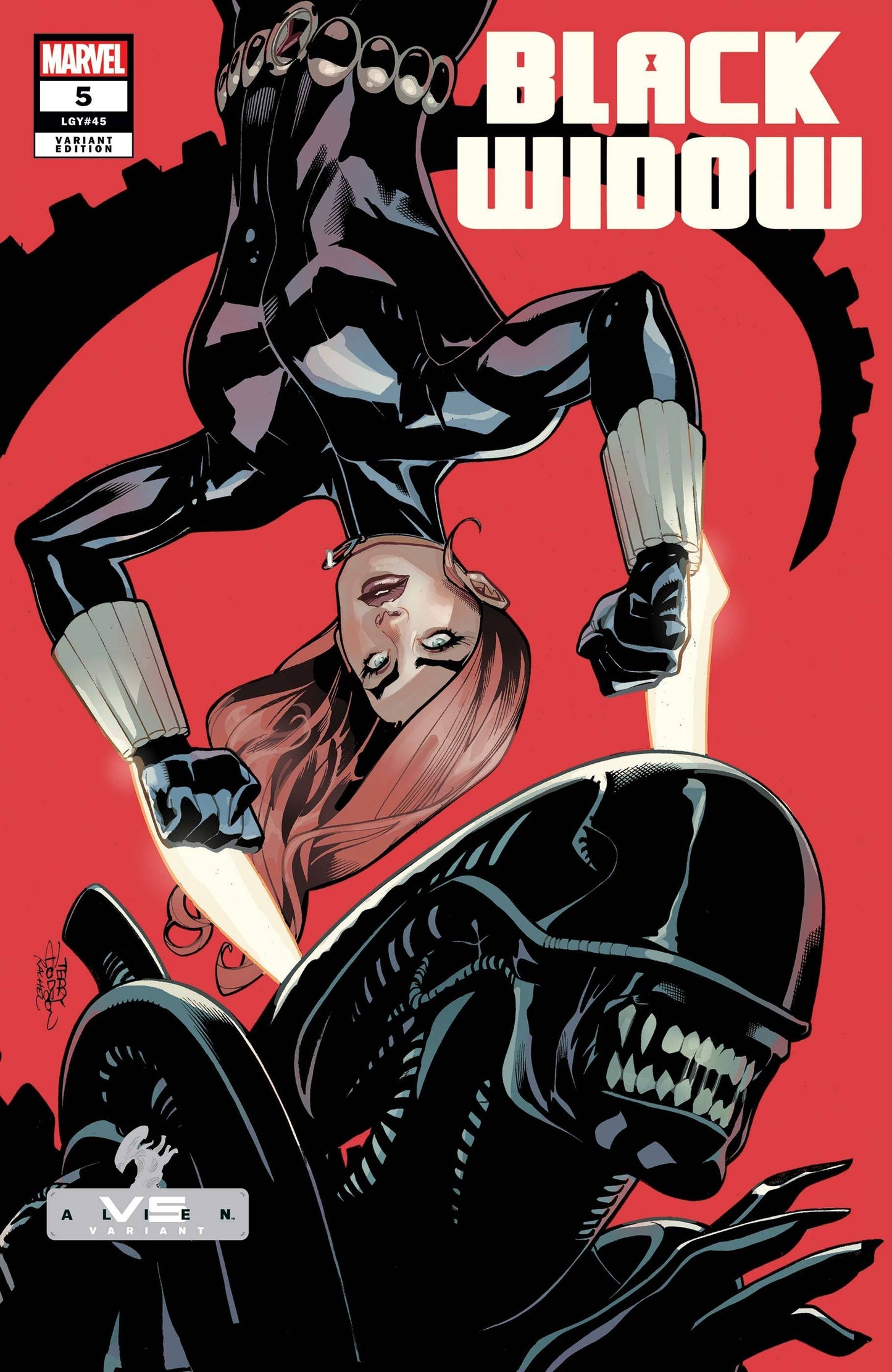Black Widow #5 Dodson Marvel Vs Alien  - *Variant*